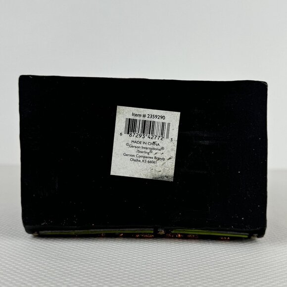 Halloween Decor Witch Hat On Stacked Books "Trick Or Treat" Glitter Faux Books - Picture 5 of 8